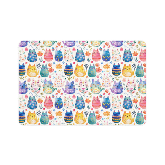 Colorful Cat Pet Food Mat