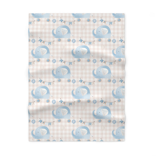 Floral Soft Fleece Baby Blanket